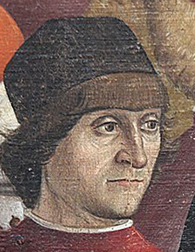 Detail from Pilgrims Meet the Pope by Vittore Carpaccio (ca. 1492) 