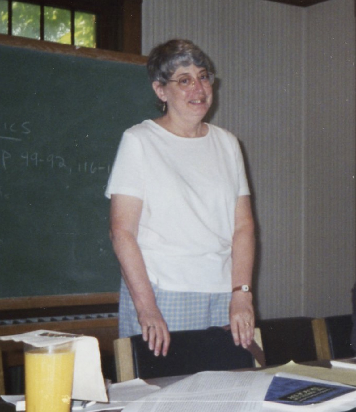 Photo of Judith Ruth Ginsburg from the Archives of the Telluride Association branch at Cornell University